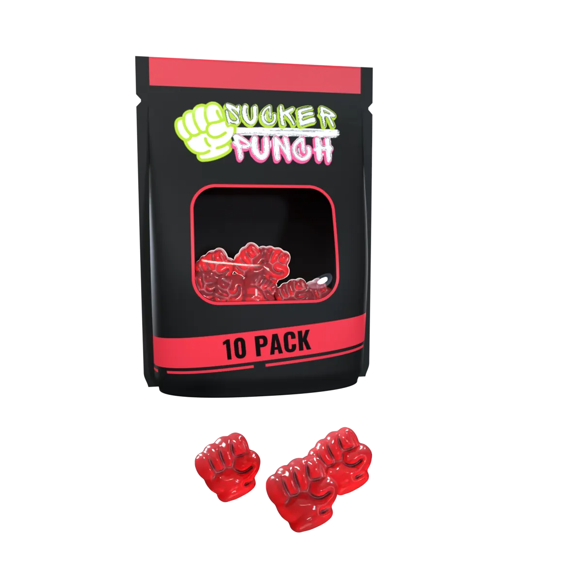 A free extra Sucker Punch 10-Pack, Strawberry