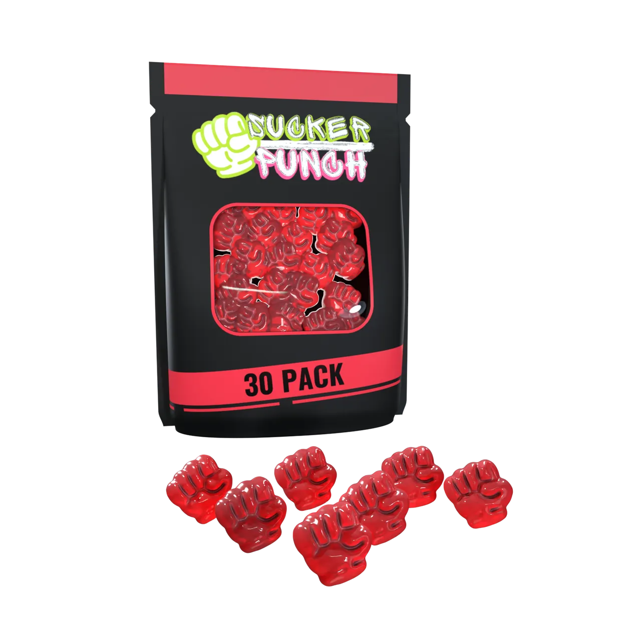 Sucker Punch 30-Pack, Strawberry